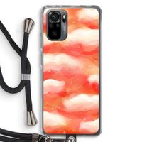 Lichte Wolken: Xiaomi Redmi Note 10 Pro Transparant Hoesje met koord