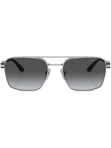 Prada Eyewear lunettes de soleil à monture carrée - Argent