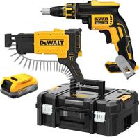 DeWalt dcf620e1k accu gipsplaatschroevendraaier | 1/4" | 18v xr powerstack | in tstak - dcf620e1k-xj