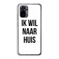 Ik wil naar huis: Xiaomi Redmi Note 10 Pro Transparant Hoesje