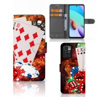 Xiaomi Redmi 10 | Wallet Case | met Pasjes | Casino