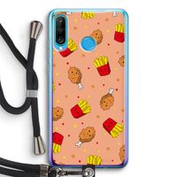 Chicken 'n Fries: Huawei P30 Lite Transparant Hoesje met koord