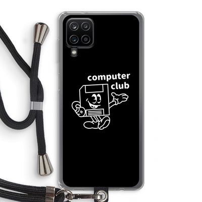 Floppyhead: Samsung Galaxy A12 Transparant Hoesje met koord