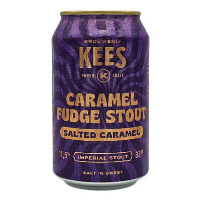 Kees Kees - Caramel Fudge Stout Salted Caramel 33Cl