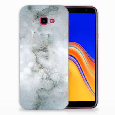 Smartphone hoesje Samsung Galaxy J4 Plus (2018) Painting Grey Smartphone hoesje Samsung Galaxy J4 Plus (2018) Painting Grey