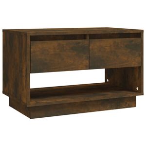 The Living Store Televisiemeubel TV-kast - 70 x 41 x 44 cm - gerookt eiken