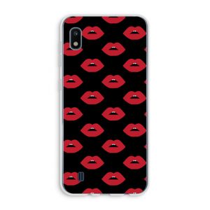 Lips: Samsung Galaxy A10 Transparant Hoesje