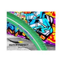 Buitenband Dutch Perfect 28x1 5/8"" / 40-622 no puncture - groen met reflectie