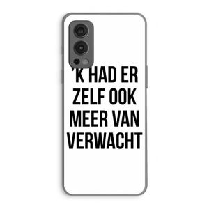 Meer verwacht: OnePlus Nord 2 5G Transparant Hoesje