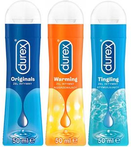 Durex Play Trio (Sensitive, Tingle, Warming) 3 X 50ml