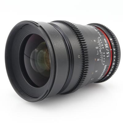 Samyang 35mm T1.5 AS UMC VDSLR Canon EF occasion