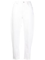 Polo Ralph Lauren jean en coton à taille haute - Blanc