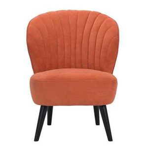 Fauteuil Ventura - stof - oranje - Leen Bakker