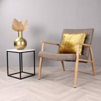 DS4U Daniel fauteuil houten frame - bruin