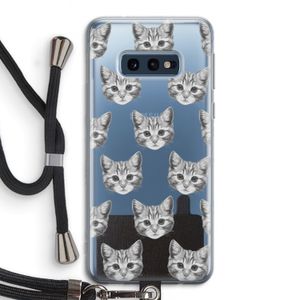 Kitten: Samsung Galaxy S10e Transparant Hoesje met koord