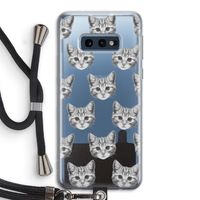 Kitten: Samsung Galaxy S10e Transparant Hoesje met koord