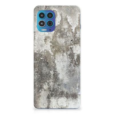 Motorola Moto G100 | TPU | Siliconen hoesje | Beton Print