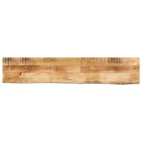 Tafelblad met natuurlijke rand 140x20x2,5 cm massief mangohout - thumbnail