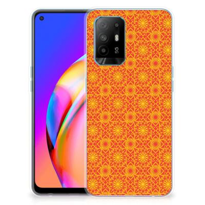 OPPO A94 5G | Reno5 Z | TPU bumper | Batik Oranje