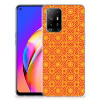 OPPO A94 5G | Reno5 Z | TPU bumper | Batik Oranje