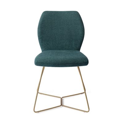 Jesper Home Ikata eetkamerstoel Merry Mermaid beehive gold