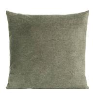 2e Halve Prijs Leen Bakker - Sierkussen Clint - Olijf - 45x45 Cm - Polyester - Groen - 10x45x45 Cm
