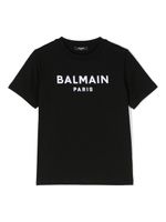 Balmain Kids t-shirt à logo imprimé - Noir