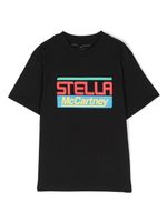 Stella McCartney Kids t-shirt à logo imprimé - Noir