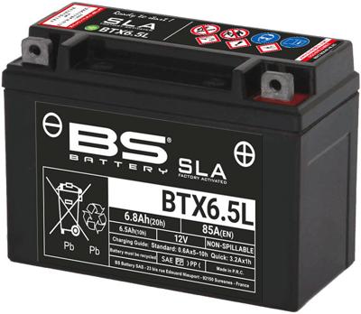BS-BATTERY Battery btx6.5l bs sla