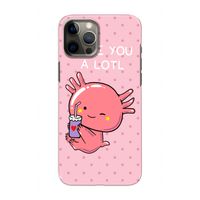 Love You A Lotl: Volledig geprint iPhone 12 Hoesje