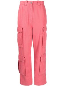 SJYP pantalon cargo à taille haute - Rose