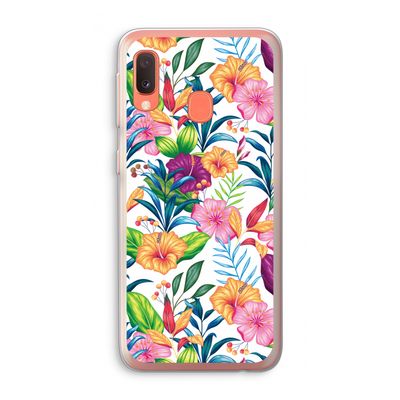 Tropisch 2: Samsung Galaxy A20e Transparant Hoesje