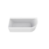 Wiesbaden Hoekbad Zenn Links 180x80 cm Met Waste Wit