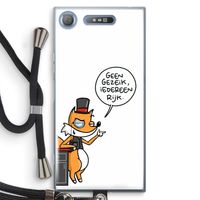 Geen Gezeik: Sony Xperia XZ1 Transparant Hoesje met koord