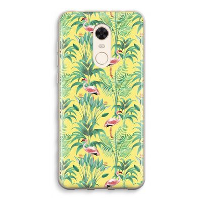 Flamingo party: Xiaomi Redmi 5 Transparant Hoesje