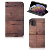 Apple iPhone 11 Book | Wallet Case | Old Wood