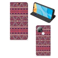 OPPO A15 | Hoesje met Magneet | Aztec Paars