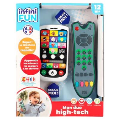 Telefoon en afstandsbediening - KD - Mon Duo High-Tech - Dieren, cijfers en kleuren leren