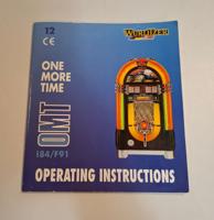 Wurlitzer One More Time CD i84 Operating Instructions