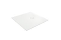 Balmani Lago douchebak 100 x 100 cm Solid Surface mat wit