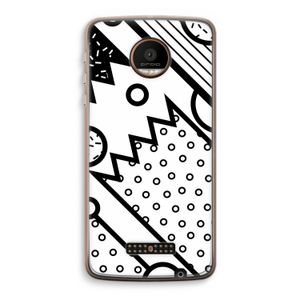 Pop Art #4: Motorola Moto Z Force Transparant Hoesje