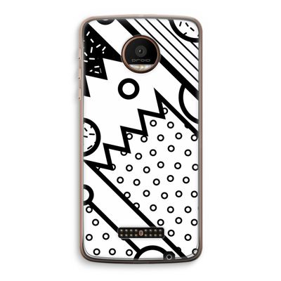 Pop Art #4: Motorola Moto Z Force Transparant Hoesje