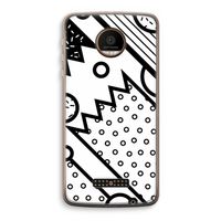 Pop Art #4: Motorola Moto Z Force Transparant Hoesje