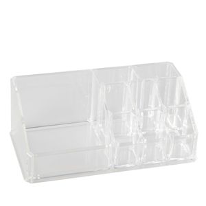 Make-up organizer/opberger/houder transparant 17 cm   -