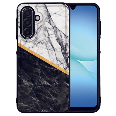 Marble White Black Samsung Galaxy A17 | TPU Hoesje