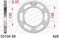 AFAM Chain wheel 428 58z steel silver