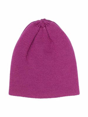 Little Bear bonnet en maille fine - Violet