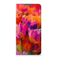 Bookcase Motorola Moto G52 | Moto G82 Tulips - thumbnail