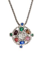 Christian Dior Pre-Owned collier à pendentif (années 1980) - Argent