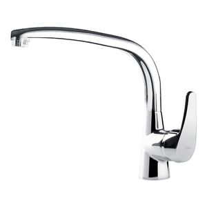 Keukenkraan Tres ECO | Opbouw | 360° Draaibaar | Mengkraan | 1-hendel | Rond | Chroom
